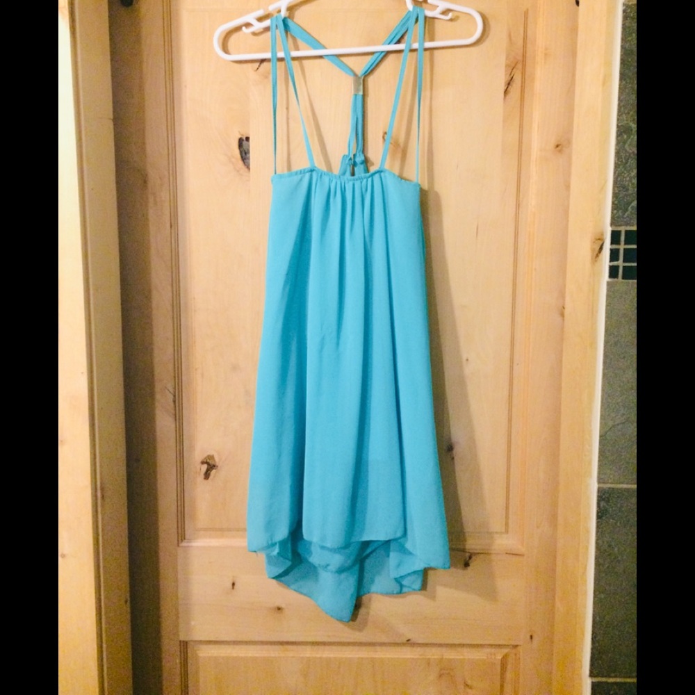 Summer Turquoise tank dress